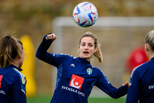 Nathalie Björn of the Swedish women's national football