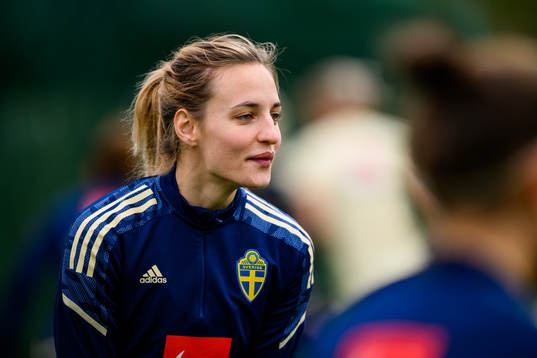 Nathalie Björn of the Swedish women's national football