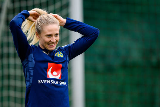 Rebecka Blomqvist of the Swedish women's national football