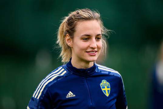 Nathalie Björn of the Swedish women's national football