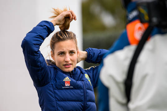 Nathalie Björn of the Swedish women's national football