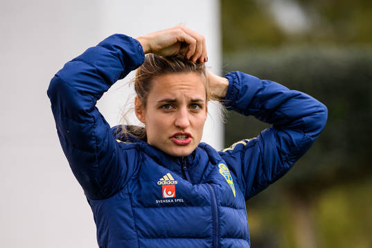 Nathalie Björn of the Swedish women's national football