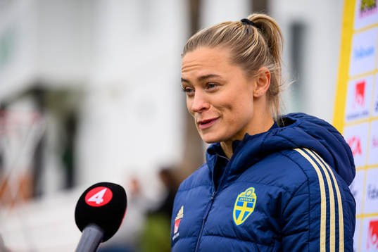 Fridolina Rolfö of the Swedish women's national football
