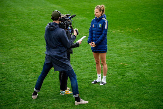 Nathalie Björn of the Swedish women's national football