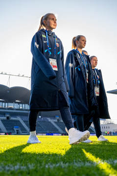 Malin Brenn, Thea Sørbo and Emilie Nautnes of Norway