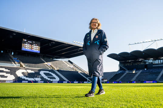 Hege Riise, head coach of Norway