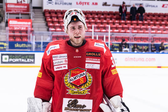 Almtunas Målvakt Viktor Andrén