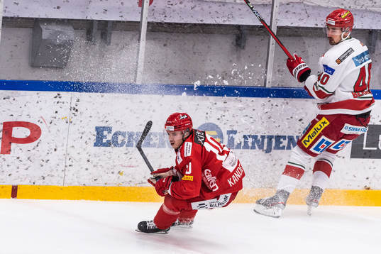 Almtunas Oliver Kandergård och Modos David Bernhardt