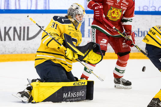 Södertäljes målvakt Nikita Tolopilo