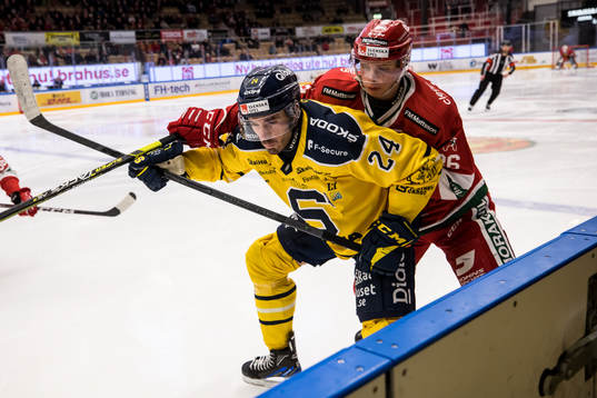 Södertäljes Jacob Dahlström och Moras Isac Heens
