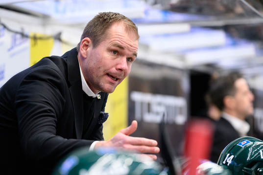Färjestads huvudtränare Tomas Mitell