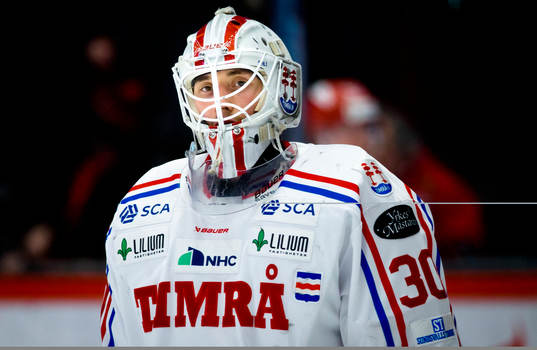 Timrås målvakt Jacob Johansson