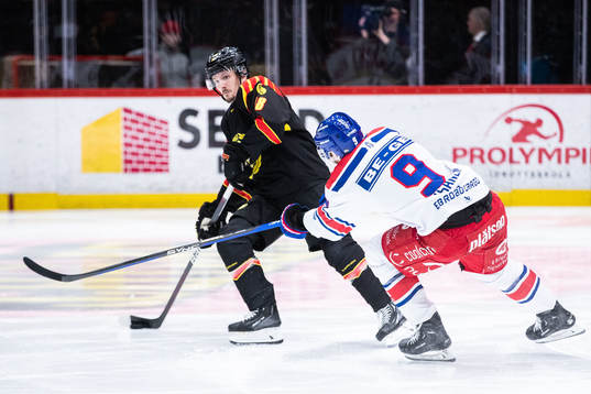 Brynäs Johannes Kinnvall och Oskarshamns Ahti Oksanen