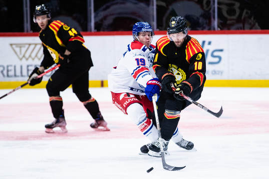 Oskarshamns Hampus Plato och Brynäs Johan Larsson