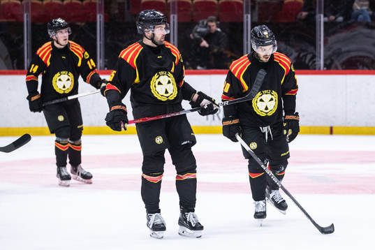 Brynäs Simon Bertilsson och Oula Palve deppar
