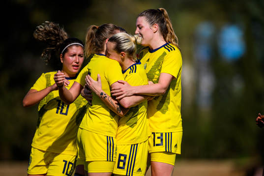 Loreta Kullashi, Emma Westin, Marika Bergman Lundin and