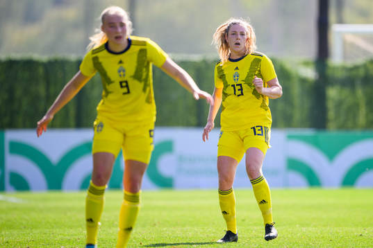 Stinalisa Johansson and Emma Westin of Sweden