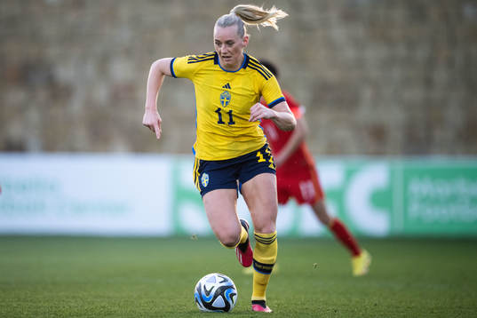 Stina Blackstenius of Sweden