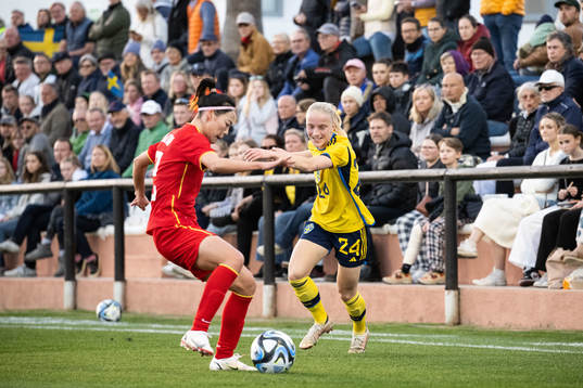 Li Mengwen of China and Anna Sandberg of Sweden