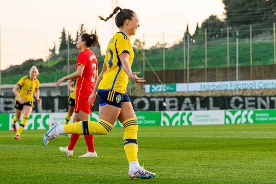 Johanna Rytting Kaneryd of Sweden celebrates