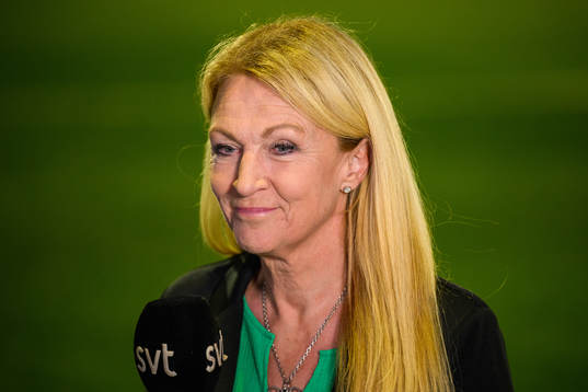 Swedish broadcaster reporter Jane Björck