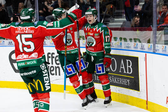 Frölundas Isac Born jublar