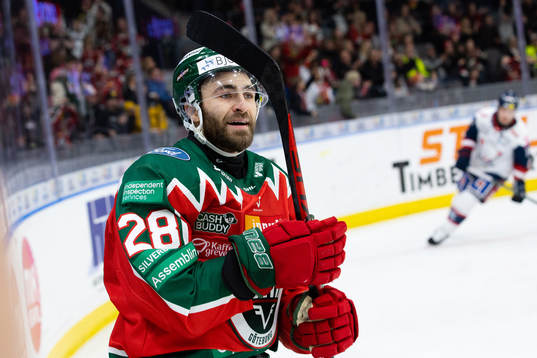 Frölundas Anthony Greco jublar