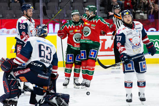 Frölundas Ryan Lasch jublar