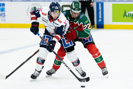 Linköpings Markus Ljungh och Frölundas Linus Nässen