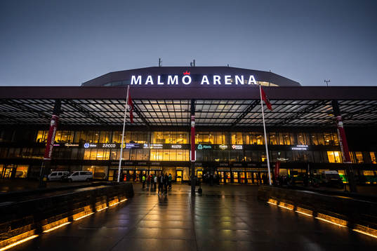 Exteriör Malmö Arena
