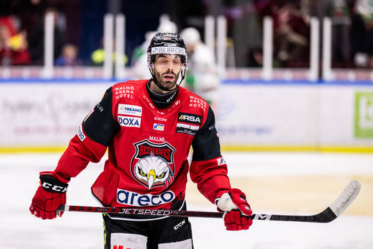 Malmö Redhawks Markus Lauridsen deppar