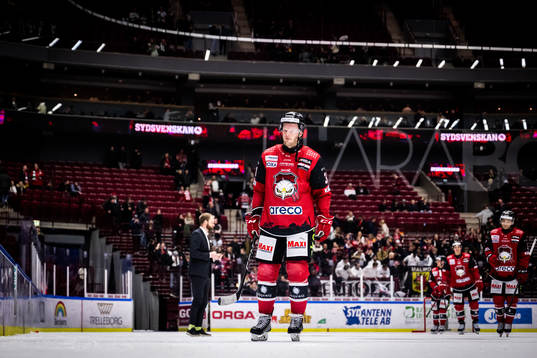 Malmö Redhawks Carl Söderberg deppar