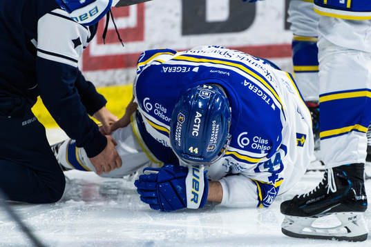 Leksands Carter Ashton har ont
