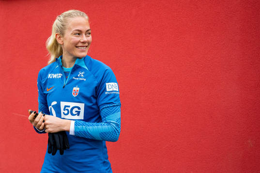 Guro Bergsvand of the Norwegian women's national football
