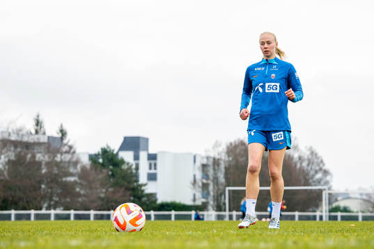 Sara Hørte of the Norwegian women's national football team