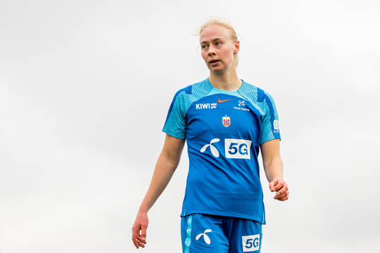 Sara Hørte of the Norwegian women's national football team