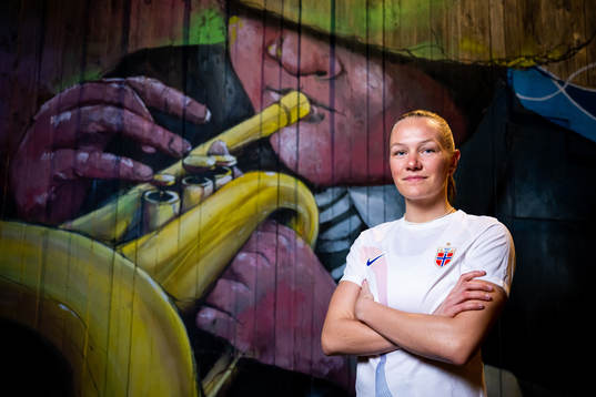 Frida Maanum of the Norwegian women's national football