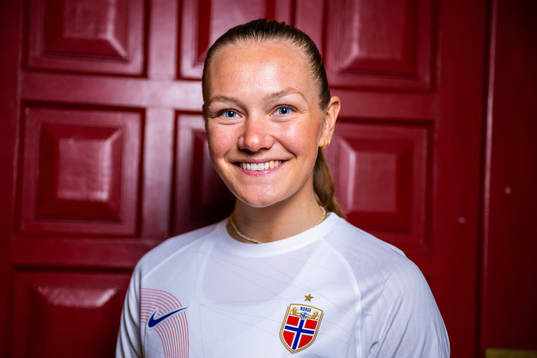 Frida Maanum of the Norwegian women's national football