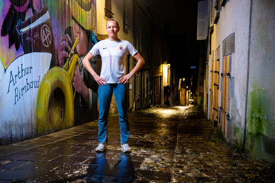 Frida Maanum of the Norwegian women's national football