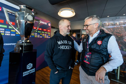 Thomas Berglund, head coach of Luleå Hockey and Martin
