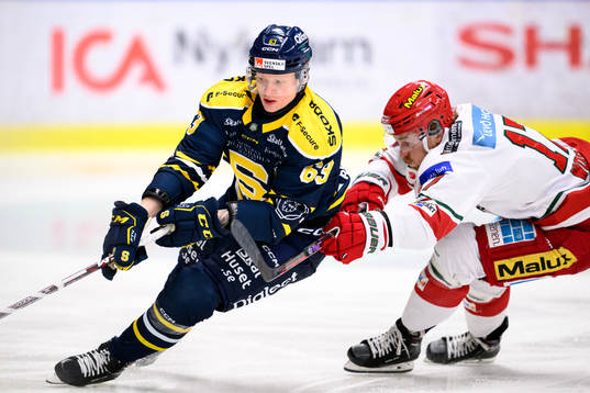 Södertäljes Julius Bergman och Modos Riley Woods