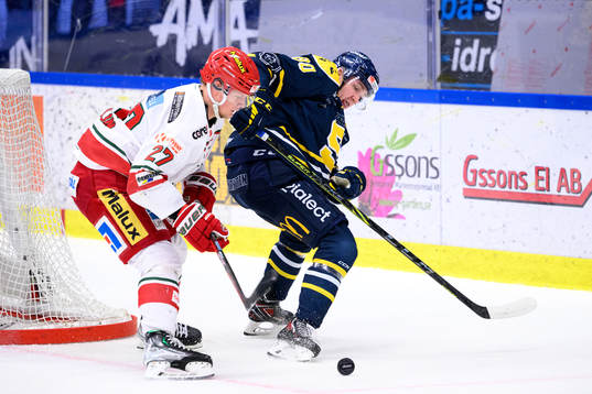 Modos Riley Woods och Södertäljes Georgs Golovkovs