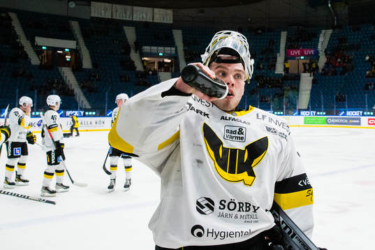 Västerås målvakt Johan Gustafsson