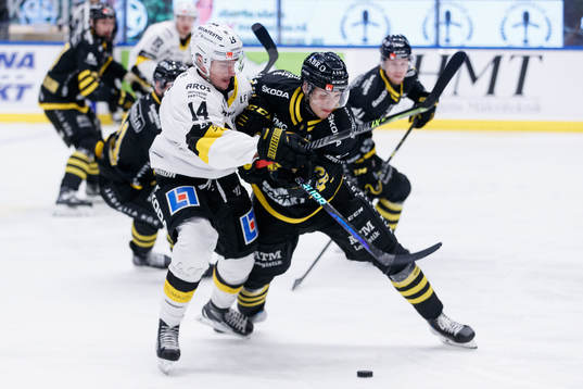 AIKs Oscar Öhman och AIKs Alexander Lundqvist