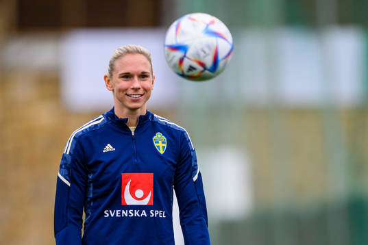 Jonna Andersson of the Swedish women's national football