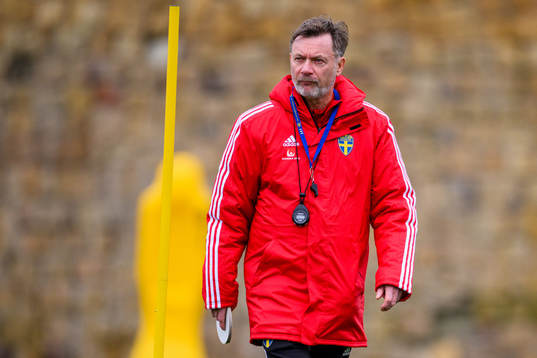 Head coach Peter Gerhardsson of the Swedish women's