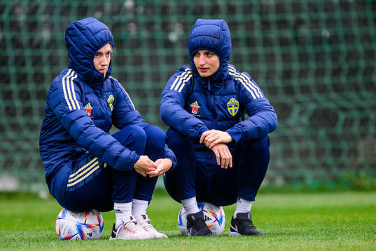 Filippa Angeldahl and Nathalie Björn of the Swedish