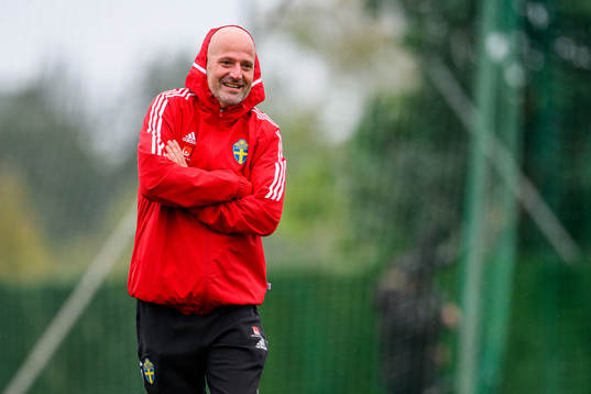 Assistant coach Magnus Wikman of the Swedish women's
