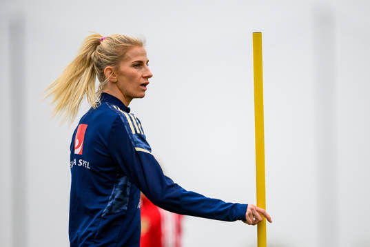 Sofia Jakobsson of the Swedish women's national football