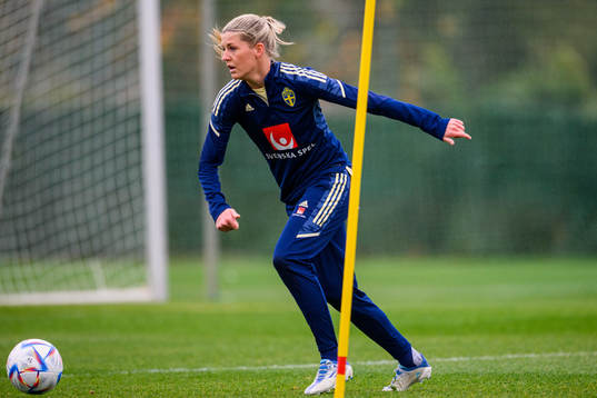 Olivia Schough of the Swedish women's national football